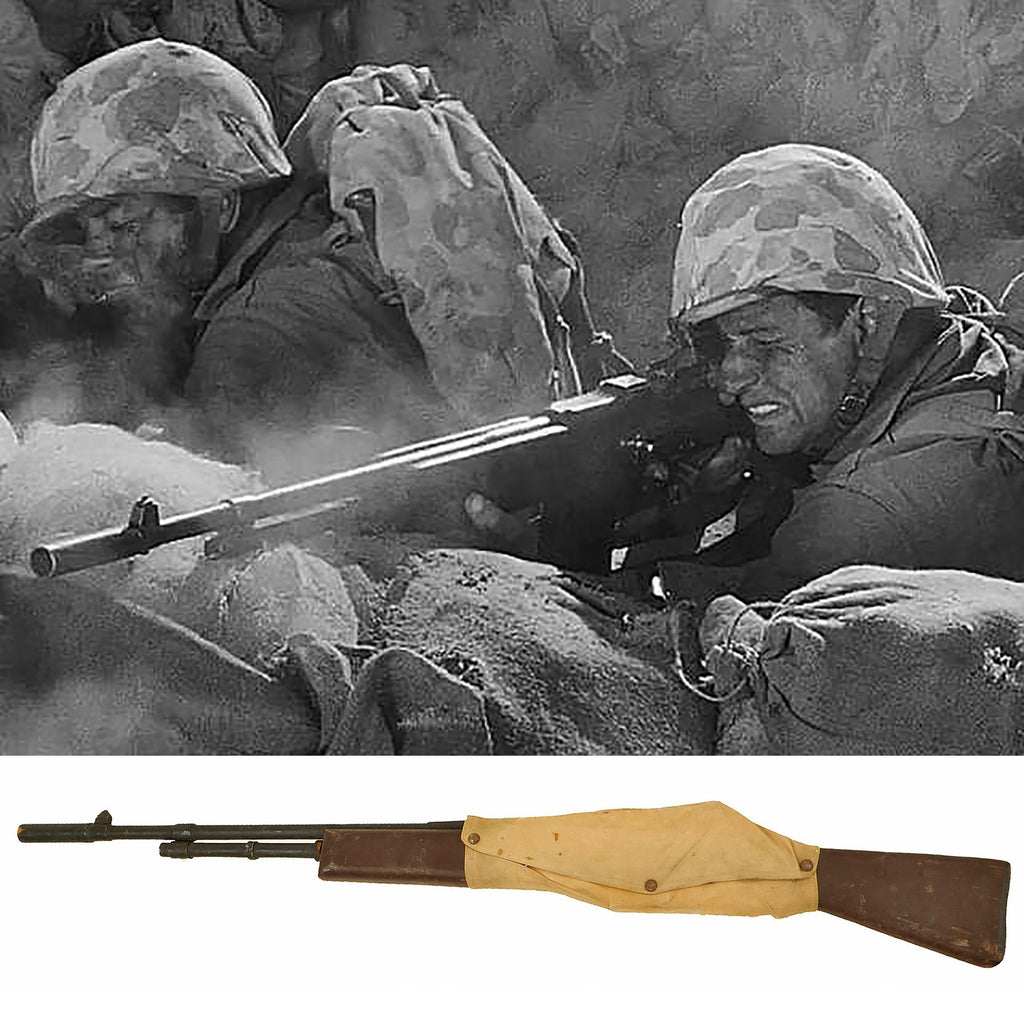 Original Wood Film Prop M1918 Browning Automatic Rifle From Ellis Props - As Used in Sands of Iwo Jima Original Items