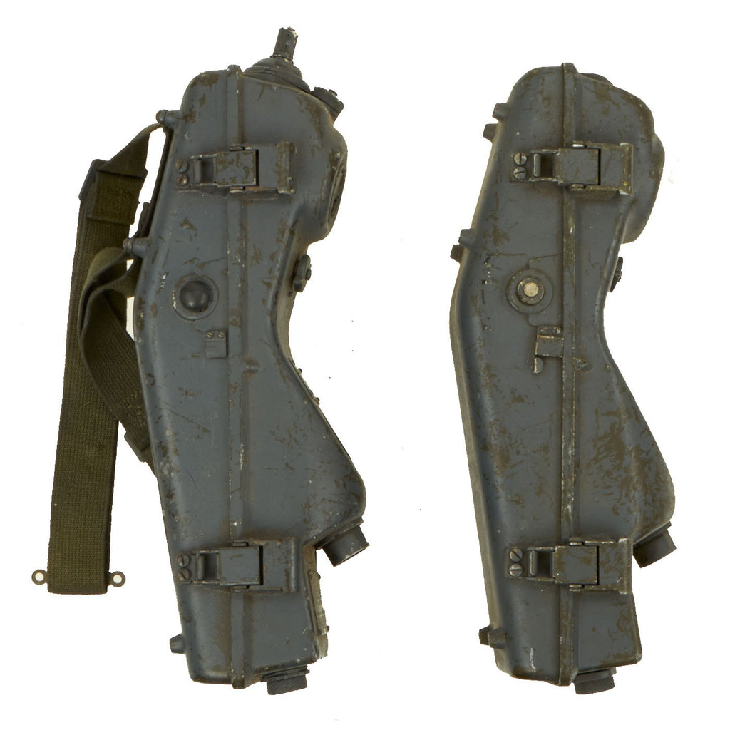 Original Vietnam War Era U.S. Navy RT-196/PRC-6 "Walkie Talkie" Radio Receiver Transmitters - Set of Two Original Items