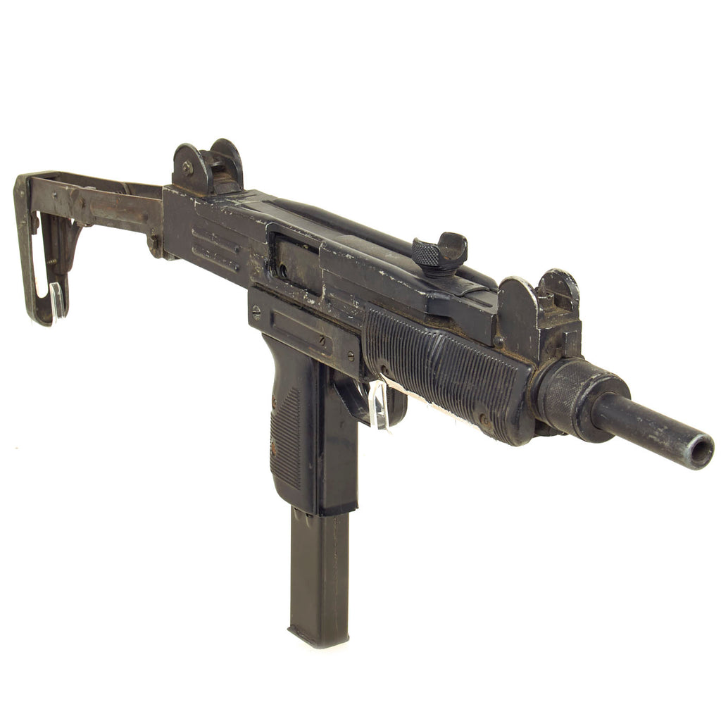 Original Film Prop Cap Plug Firing IMI UZI with Folding Stock by Marushin From Ellis Props - As Used in Hollywood Film Congo (1995) Original Items