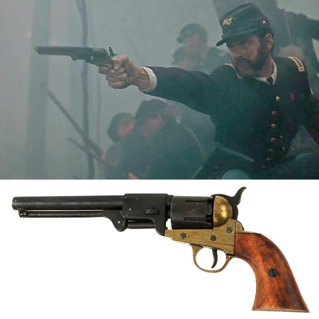 Original Film Prop Colt 1851 Navy Revolver From Ellis Props - As Used in Hollywood Film Gettysburg Original Items