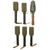 Original Rubber Hollywood Film Prop Communist Type Stick Grenades from Ellis Props & Graphics - 6 Items Original Items