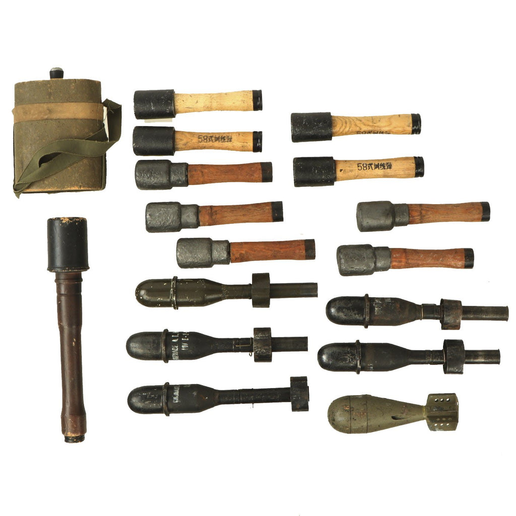 Original WWII Vietnam War Inert Ordnance Collection From Ellis Props - As Used in Multiple Hollywood Films Original Items