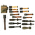 Original WWII Vietnam War Inert Ordnance Collection From Ellis Props - As Used in Multiple Hollywood Films Original Items
