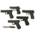 Original Rubber Hollywood Film Prop Pistols from Ellis Props & Graphics - Beretta - x2 Glocks - Sig Sauer - Knife - 6 Items Original Items