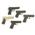 Original Rubber Hollywood Film Handguns from Ellis Props & Graphics - Set of Five Original Items