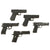Original Rubber Hollywood Film Pistols from Ellis Props & Graphics - Glock - Beretta - Colt - Browning Original Items