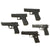 Original Rubber Hollywood Film Pistols from Ellis Props & Graphics - Glock - Beretta - Colt - Browning Original Items