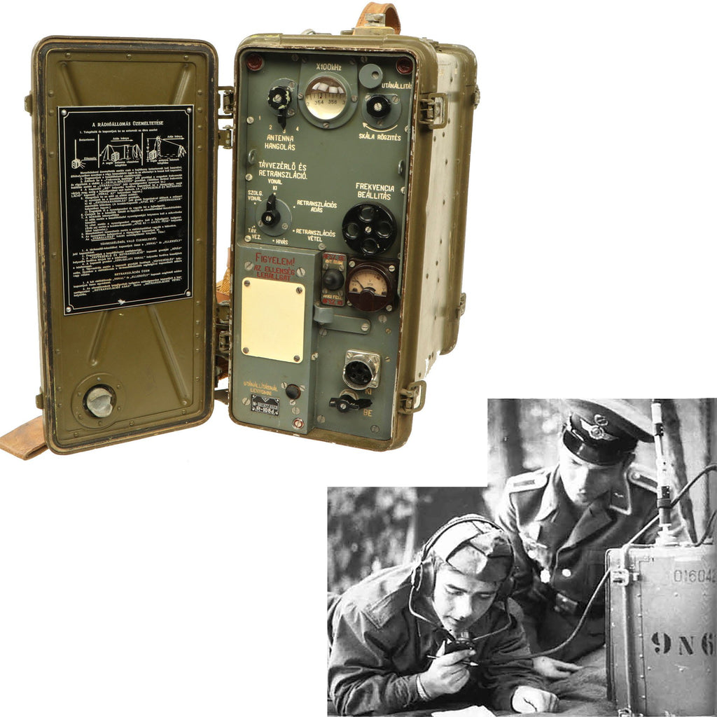 Original Soviet Cold War Russian R-108D Manpack Transceiver Original Items