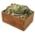 Original German WWII Luftwaffe Fallschirmjager Paratrooper RZ20 Camouflage Parachute in USGI Bring Home Box Original Items