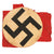 Original U.S. WWII Named Bring Back Set in Crate - Helmet, Belt, German Flags, and Tornister Backpacks Original Items