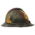 Original Italian WWI French Made M1916 Adrian Helmet with Rare Camouflage Paint Original Items