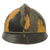 Original Italian WWI French Made M1916 Adrian Helmet with Rare Camouflage Paint Original Items