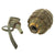 Original U.S. WWII Inert MkII Pineapple Grenade with Yellow Ring & M200A1 Fuze Original Items