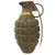Original U.S. WWII Inert MkII Pineapple Grenade with Yellow Ring & M200A1 Fuze Original Items
