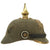 Original Imperial German WWI Prussian M1895 Infantry Ersatz Felt Pickelhaube Spiked Helmet - Filzhelm Original Items