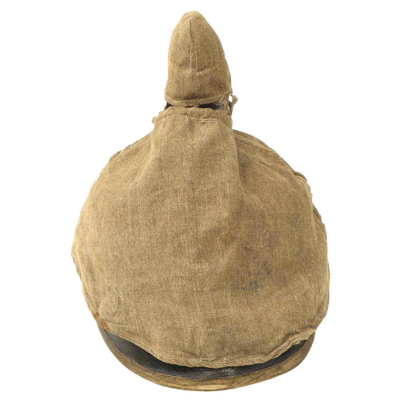 Original WWI Imperial German Überzug Maker Marked Helmet Cover for