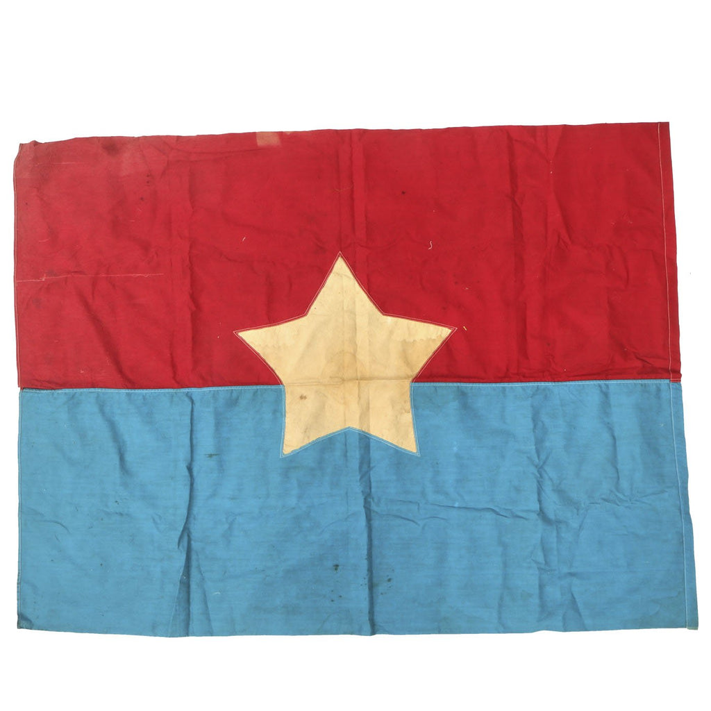 Original Vietnam War North Vietnamese Army Viet Cong Flag - 32" x 43" Original Items