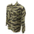 Original Vietnam War U.S. Special Forces Tiger Stripe Tadpole Camouflage Fatigue Uniform Shirt Original Items