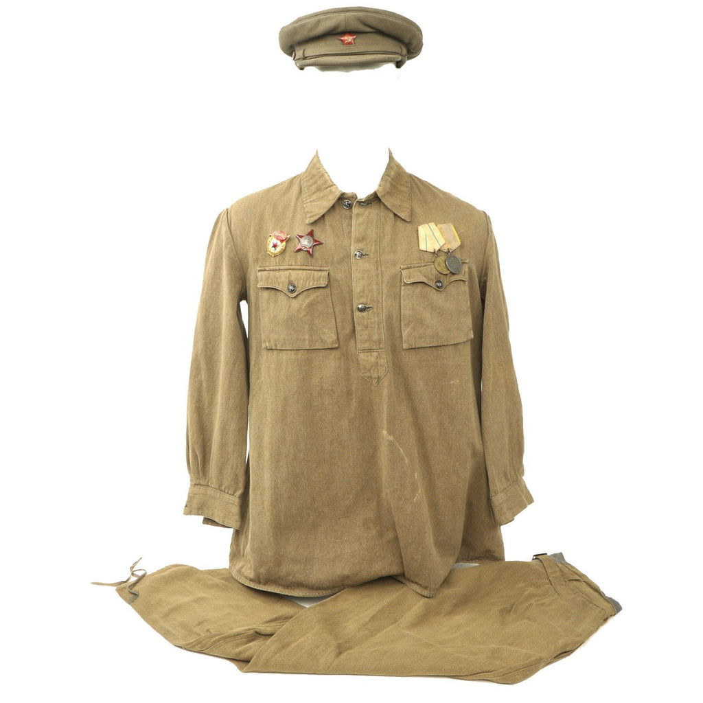 Original Pre-WWII Soviet Russian M35 NKVD Uniform Set Original Items
