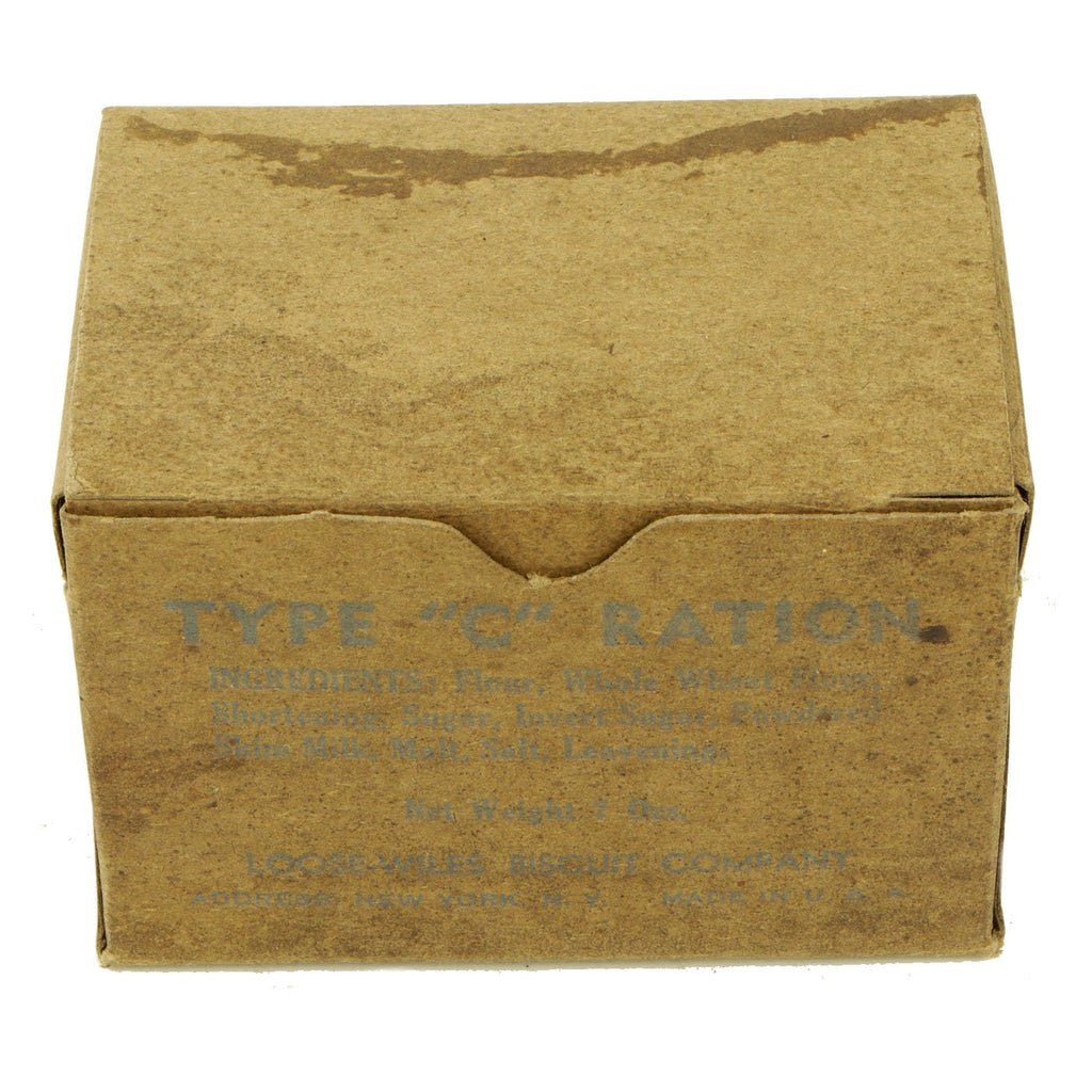 Original U.S. Vietnam War Survival Kit "C" Ration Biscuits in Wrapper Original Items