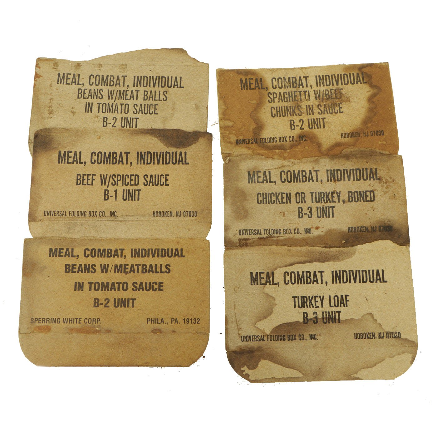Old Command Packaging Original Rare U.S. Vietnam War Survival Kit & Ration Packaging Collect ...