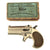Original U.S. Remington .41 Rimfire Over & Under Gambler's Pocket Pistol Serial 501 with Cartridges in Box c. 1880 Original Items