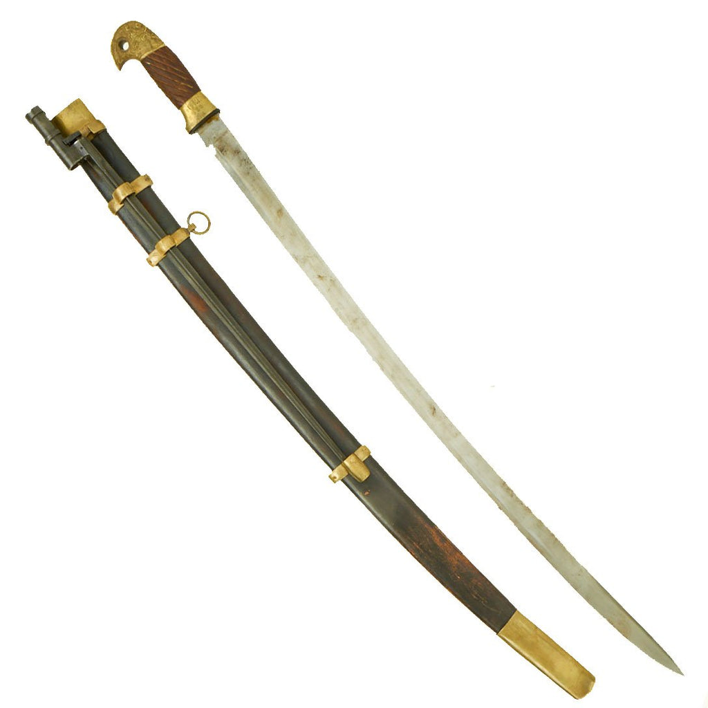 Original Soviet Russian 1930 dated Cossack Shashka Saber with M-1891/30 Mosin-Nagant Bayonet - Marked CCCP Original Items