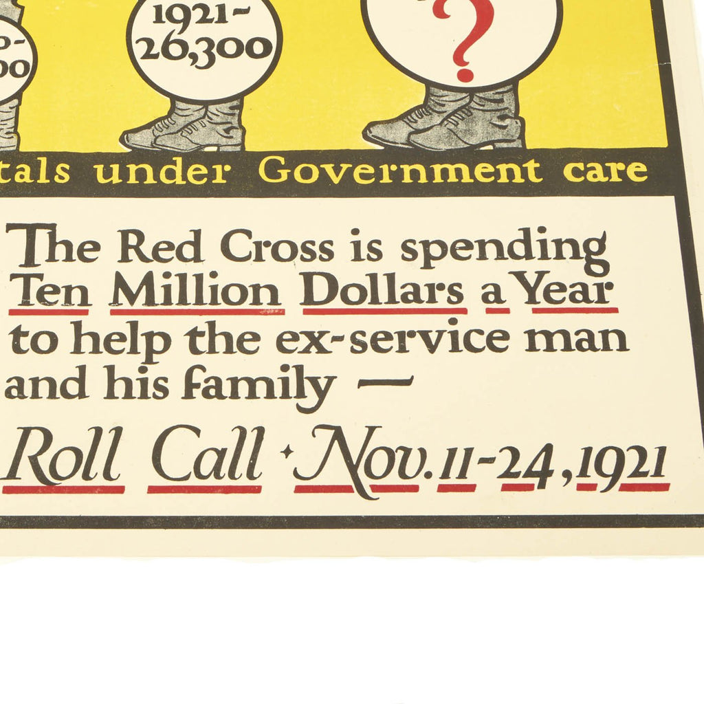 Original U.S. 1921 The Army of the Disabled Keeps Growing - Red Cross ...