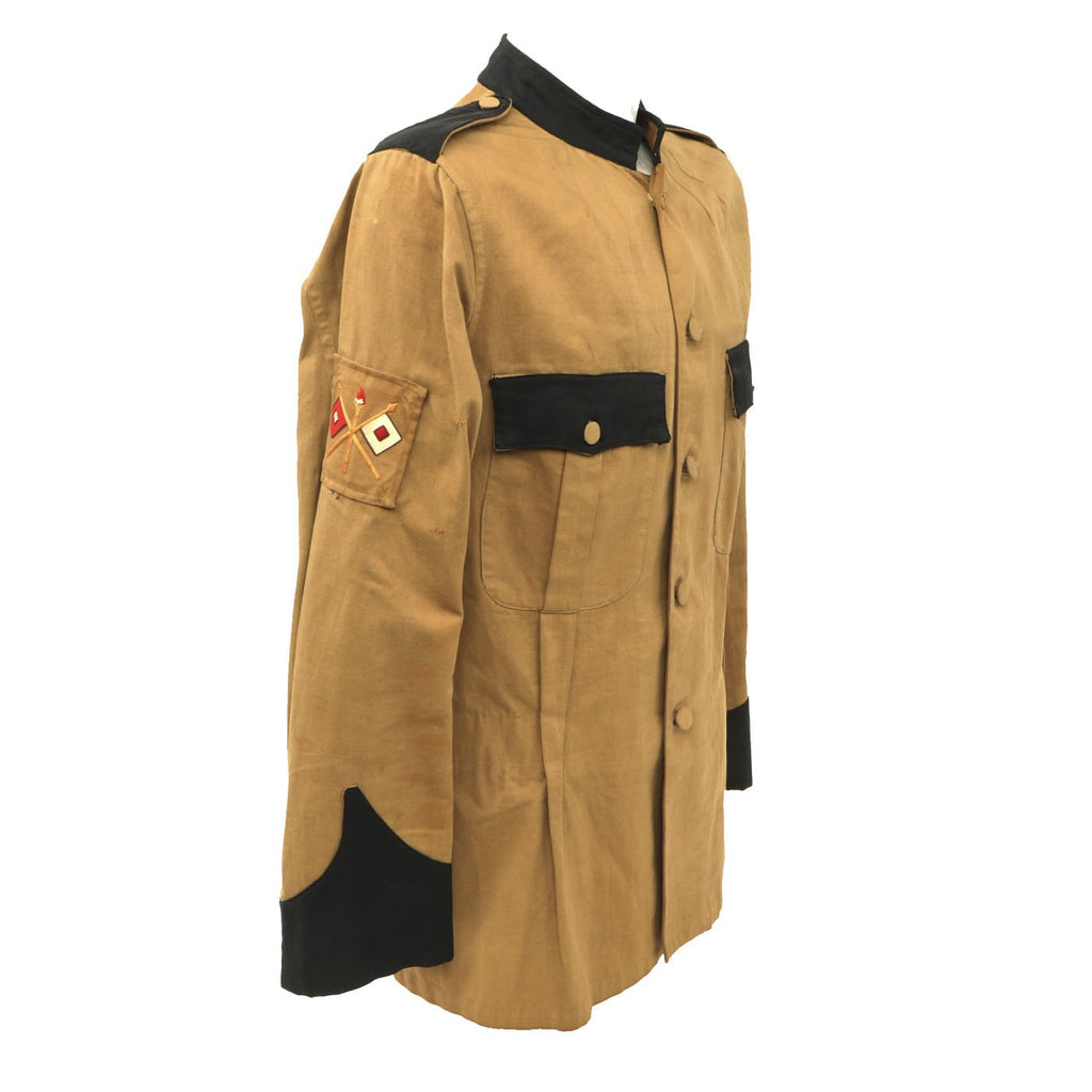 Original U.S. Spanish American War Philippine Insurrection Theater Made M-1898 Coat with Signal Corps Insignia Original Items