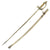 Original 19th Century Mexican Nickel Plated Officers Parade Sword made in Toledo Spain with Scabbard Original Items