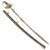Original Swedish Model 1859 Infantry Officer's Sword with Steel Scabbard Original Items