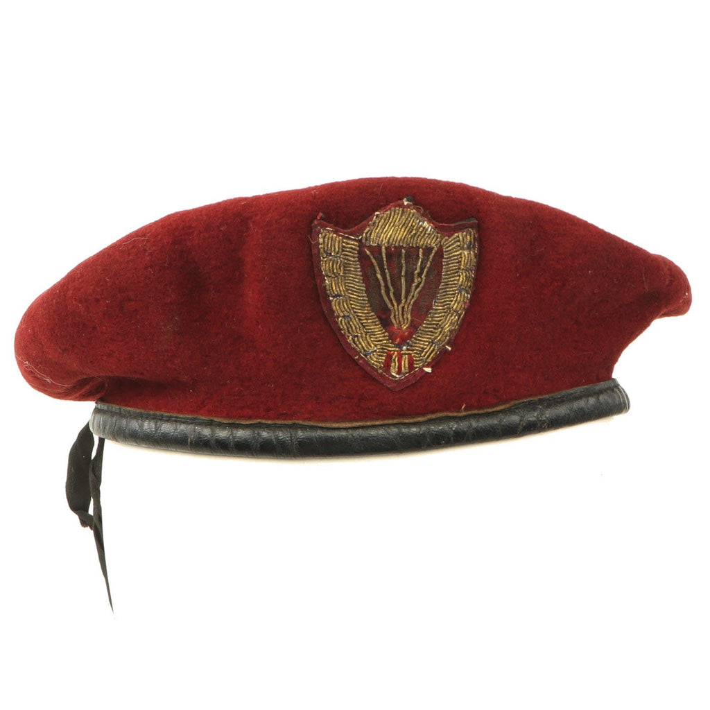 Original South Vietnamese Army of the Republic of Vietnam (ARVN) Airborne Beret - Size 55 Original Items