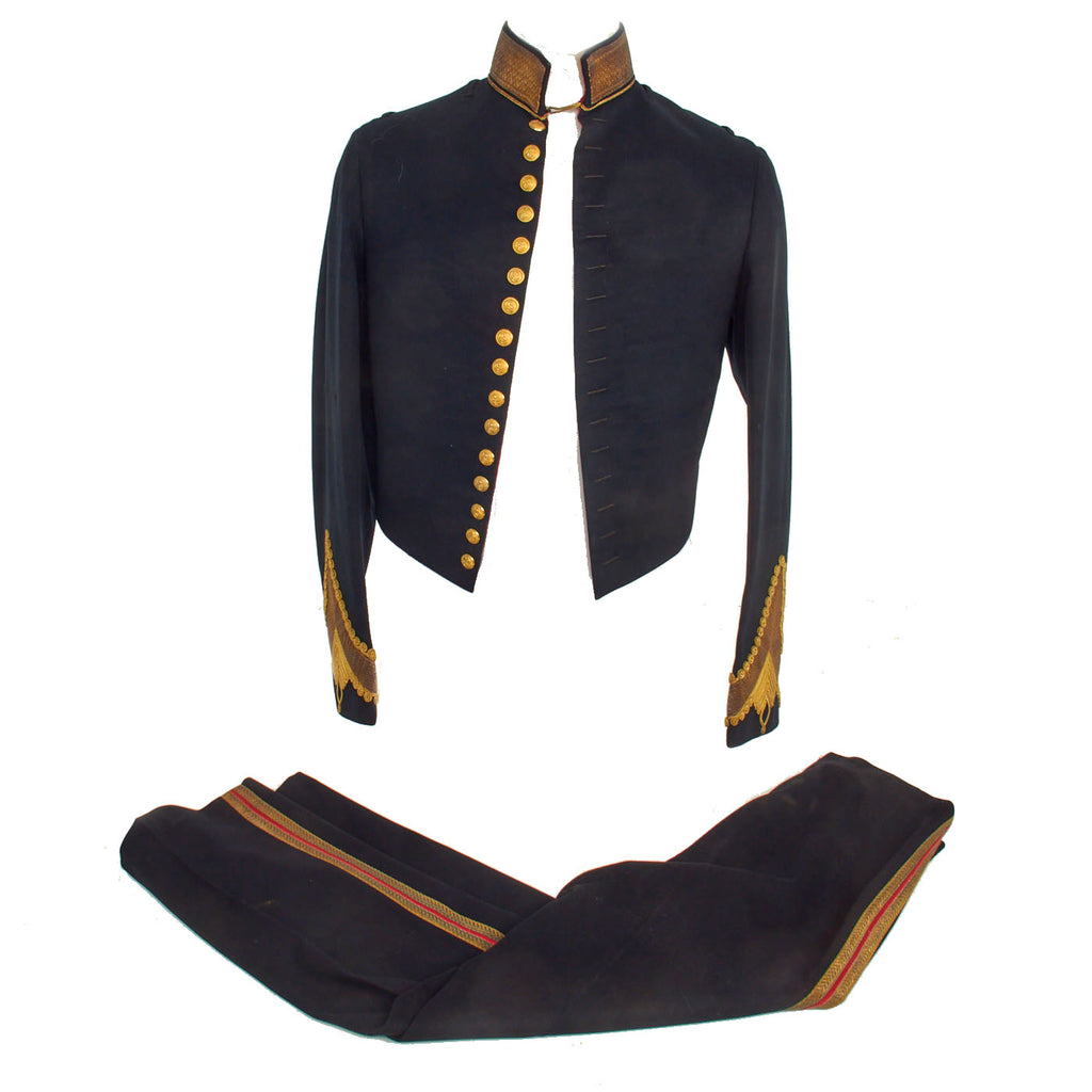 Original U.S. Pre-WWII US Marine Corps Named Officer’s Evening Dress A Uniform Belonging To Marine Present For Pearl Harbor Attack - Colonel Ralph Robinson Original Items