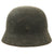 Original German WWII Service Worn M40 Single Decal Luftwaffe Helmet with Textured Paint - SE68 Original Items