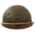 Original French WWII Model 1935 Tanker Armored Vehicle Helmet with R.F. Badge Original Items