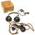 Original WWII Canadian Microphone and Receivers Headgear Assembly with Throat Mic in Box Original Items