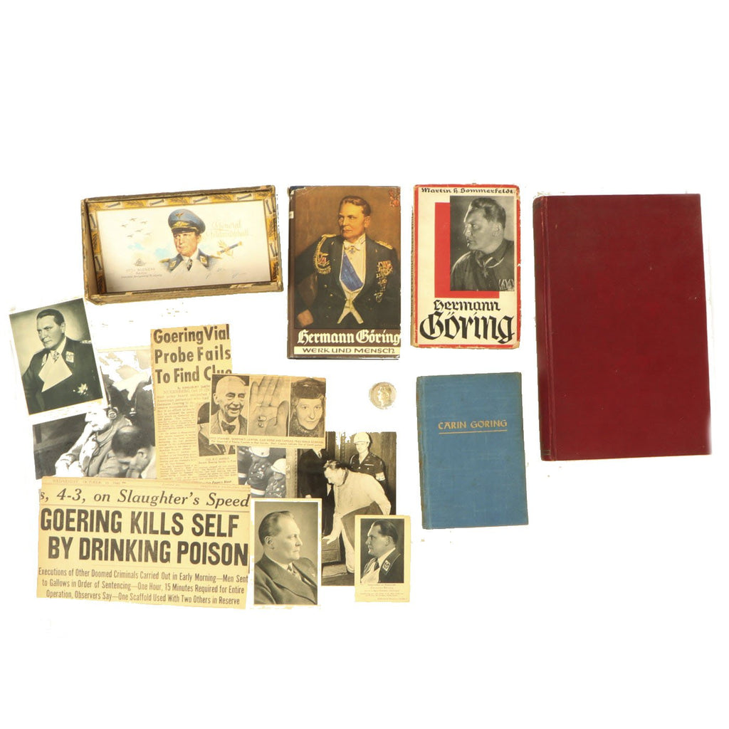 Original German 1946 Hermann Goering Nuremberg Trial Collection - Photos, Documents, Newspaper Articles and More Original Items