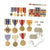 Original U.S. WWII 14th Air Force Flying Tigers Named Medal Grouping - Distinguished Flying Cross, Air Medal, Dog Tags Original Items