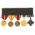 Original U.S. WWII 14th Air Force Flying Tigers Named Medal Grouping - Distinguished Flying Cross, Air Medal, Dog Tags Original Items