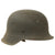 Original German WWII M42 Single Decal Luftwaffe Helmet with 59cm Liner - NS66 Original Items