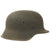 Original German WWII M42 Single Decal Luftwaffe Helmet with 59cm Liner - NS66 Original Items