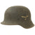Original German WWII M42 Single Decal Luftwaffe Helmet with 59cm Liner - NS66 Original Items