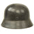 Original German WWII Luftwaffe M35 Double Decal Helmet with 57cm Liner & Chinstrap - marked EF64 Original Items