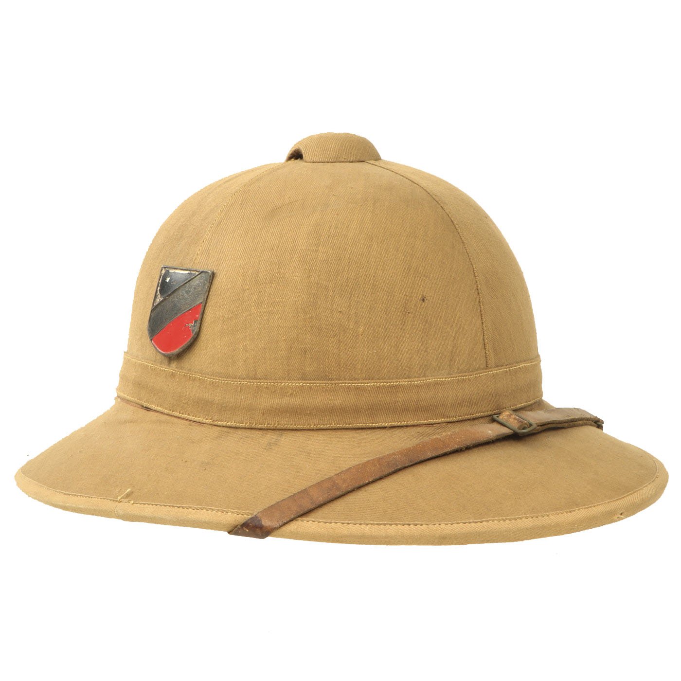 Original German WWII 1942 dated 2nd Model Afrikakorps DAK Sun Helmet b –  International Military Antiques