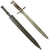 Original U.S. Pre-WWI M1892 Bayonet and Scabbard for Springfield Krag-Jørgensen Rifles - dated 1896 Original Items