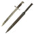 Original U.S. Pre-WWI M1892 Bayonet and Scabbard for Springfield Krag-Jørgensen Rifles - dated 1896 Original Items