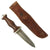 Original German WWII SA or NSKK Dagger USGI Modified to Fighting Knife with Sheath Original Items