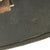 Original German WWII Luftwaffe M35 Single Decal Helmet with Removed Tri-Color Decal & 57cm Liner - marked ET64 Original Items