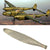 Original U.S. WWII Lockheed P-38 Lightning Airplane Propeller Blade Original Items