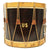 Original WWI Era U.S. Military Issue Wood Field Snare Rope Drum by Ludwig & Ludwig with Sticks Original Items